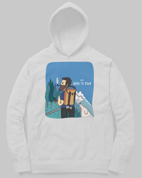 Born To Roam Hoodie by Satavisha