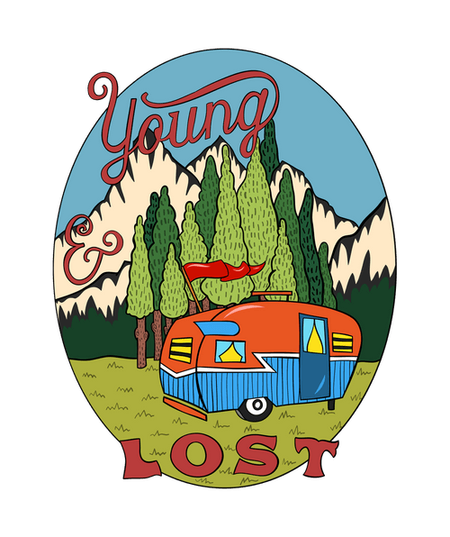 Young And Lost Hoodie by Satavisha