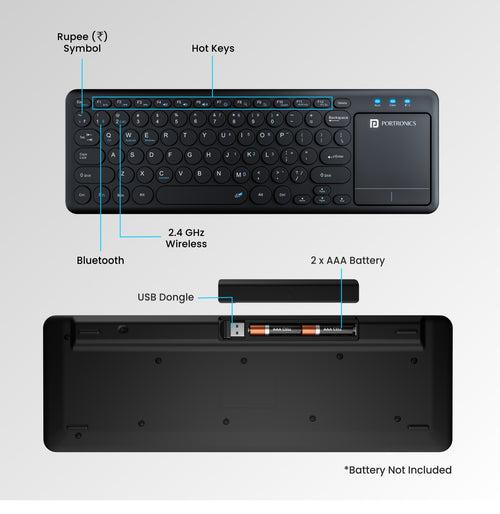 Bubble Pro Wireless Keyboard with Touchpad