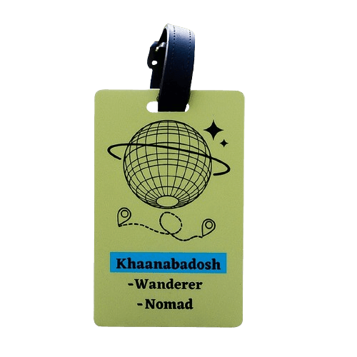 Khanabadosh Luggage Tag (Set of 2)