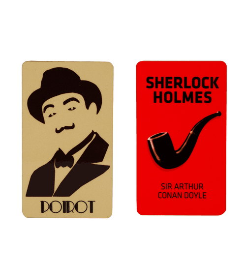 Classic detectives fridge magnets combo pack (Set of 2)