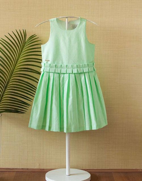 Mint Green Dobby Dress