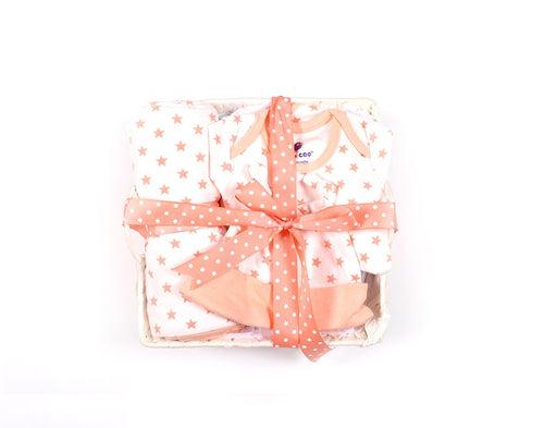 Coral Star Newborn Set