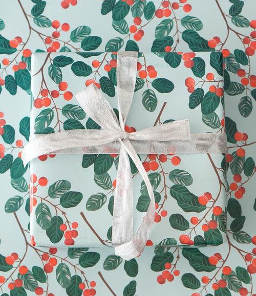 Wrapping paper (set of 5) | Winter Berry