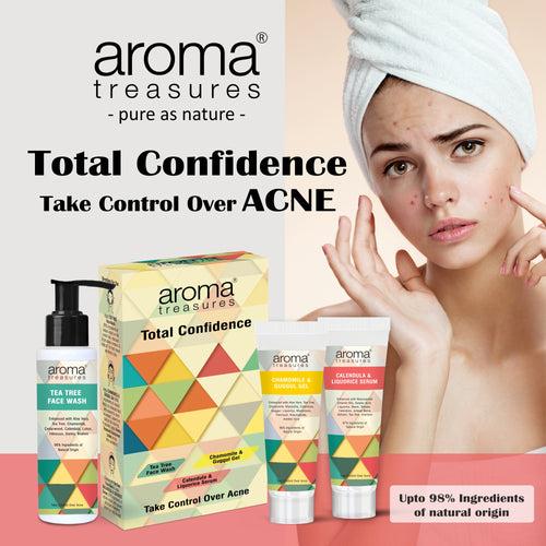 Aroma Treasures Total Confidence Kit - Take Control Over Acne (160g/ml)