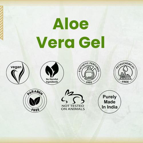 Aroma Treasures Aloe Vera Gel (Hydrating & Moisturizing Gel For Face, Body & Hair) - 125g