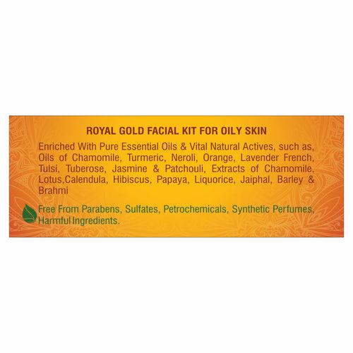 Aroma Treasures Royal Gold Facial Kit For Oily Skin (40g/ml)