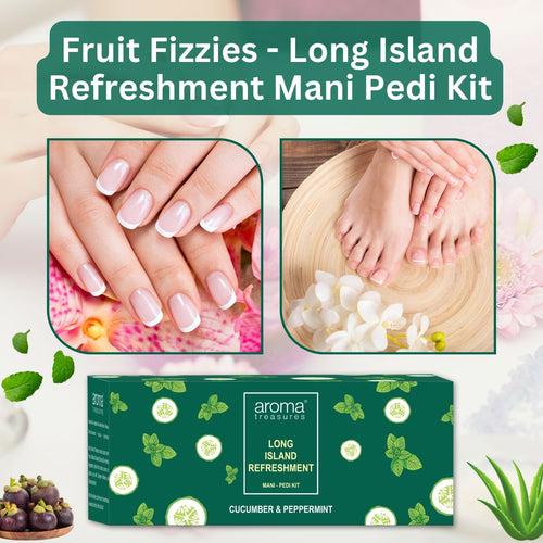 Aroma Treasures Fruit Fizzies - Long Island Refreshment Mani Pedi Kit (87g/ml)