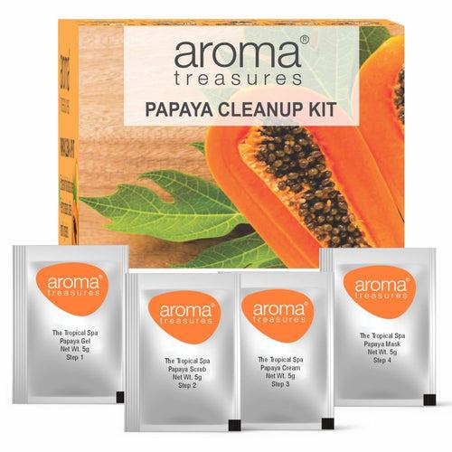 Aroma Treasures Papaya Cleanup Kit - For All Skin Type (20g)