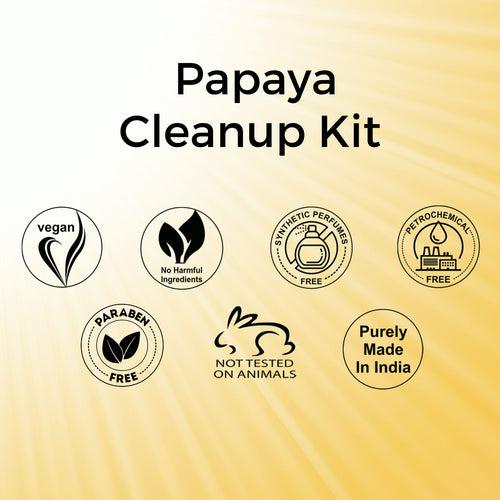 Aroma Treasures Papaya Cleanup Kit - For All Skin Type (25g)