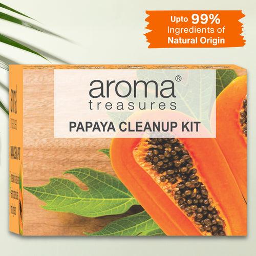 Aroma Treasures Papaya Cleanup Kit - For All Skin Type (20g)