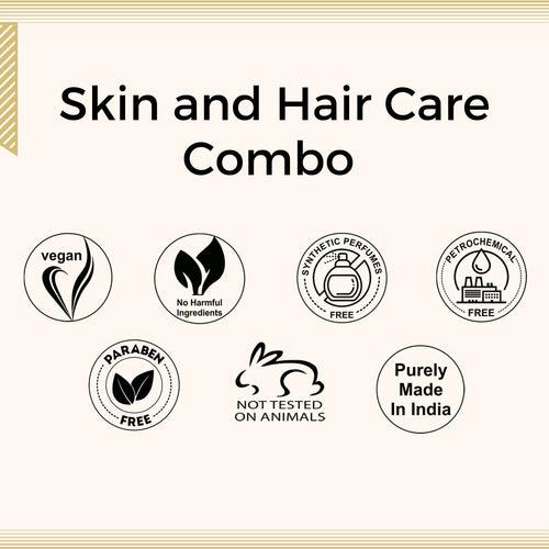 Aroma Treasures Skin and Hair Care Combo for All Skin Types