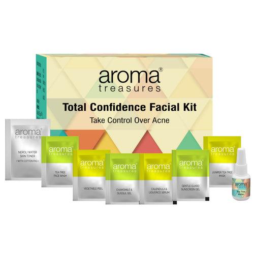 Aroma Treasures Total Confidence Facial Kit - Take Control Over Acne (34g/ml)