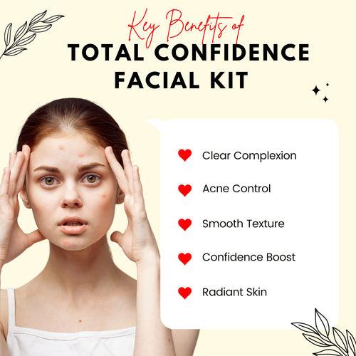 Aroma Treasures Total Confidence Facial Kit - Take Control Over Acne (34g/ml)