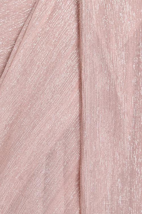 Dusty Pink Georgette Kaumudi Saree