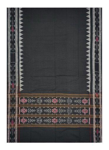 Sambalpuri cotton dupatta, Black color