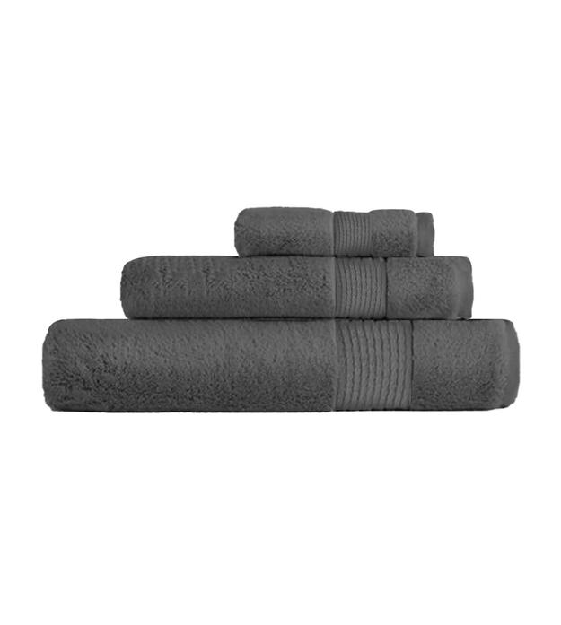 Towel Set Of 3 - Dark Grey