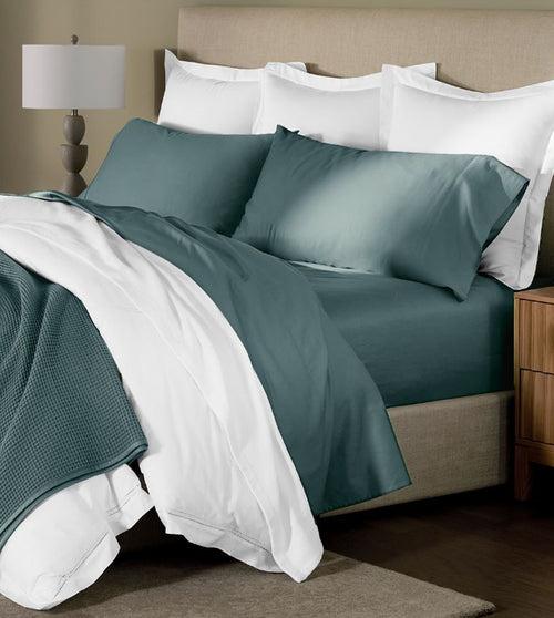 Organic Cotton Bed Sheet (Forest Green)