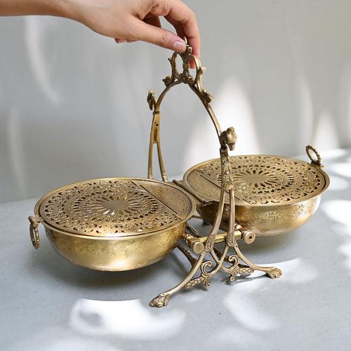 Brass Dry Fruit Holder