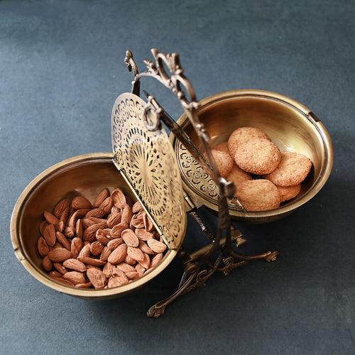 Brass Dry Fruit Holder