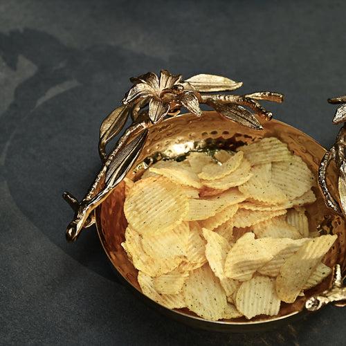 Leaf Chip & Dip Bowl