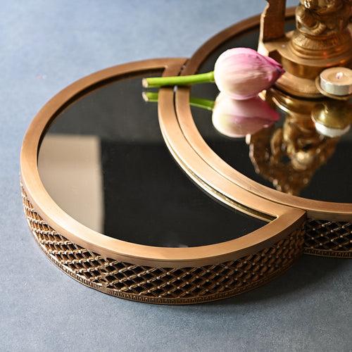 Round Display Tray Set