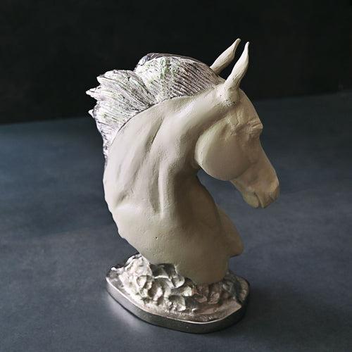 Silver Horse Sculpture