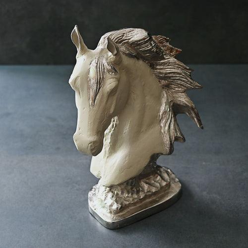 Silver Horse Sculpture