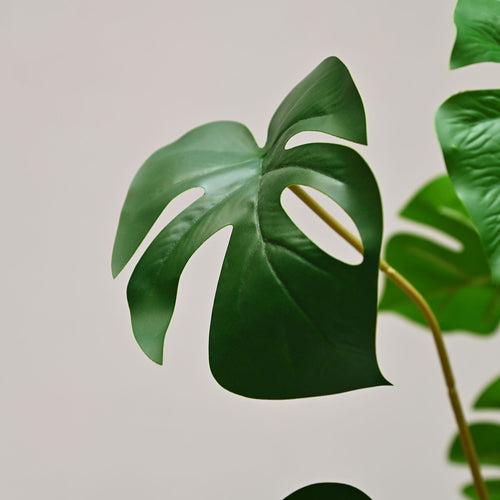 Artificial Monstera Plant Medium