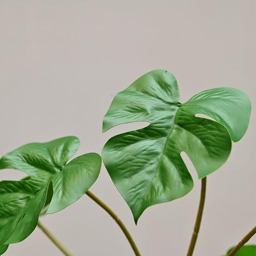 Artificial Monstera Plant Medium