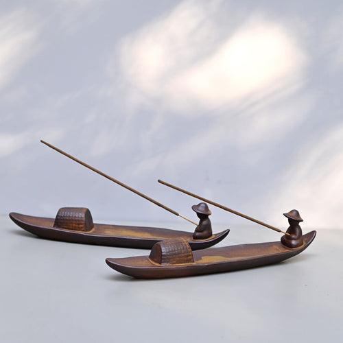 Boat Incense Stick Stand