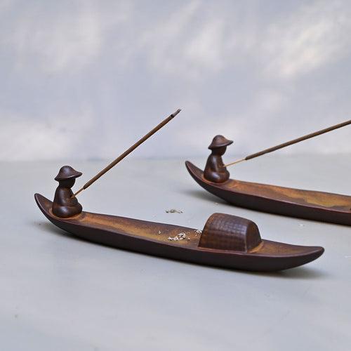 Boat Incense Stick Stand