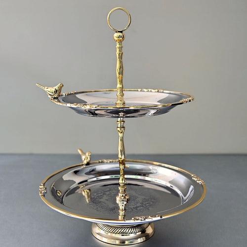 Brass Tiered Serving Stand