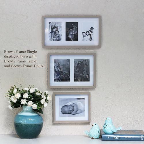 Brown Photo Frame 6 X 8