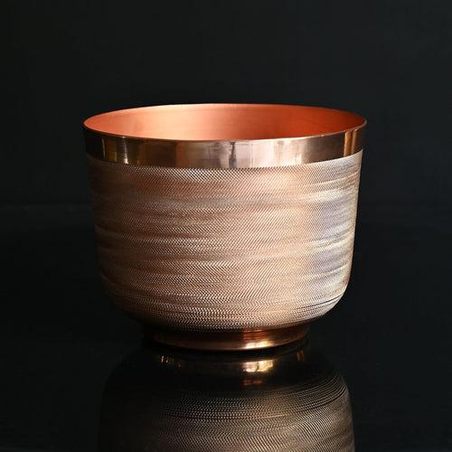 Copper Planter Ridged