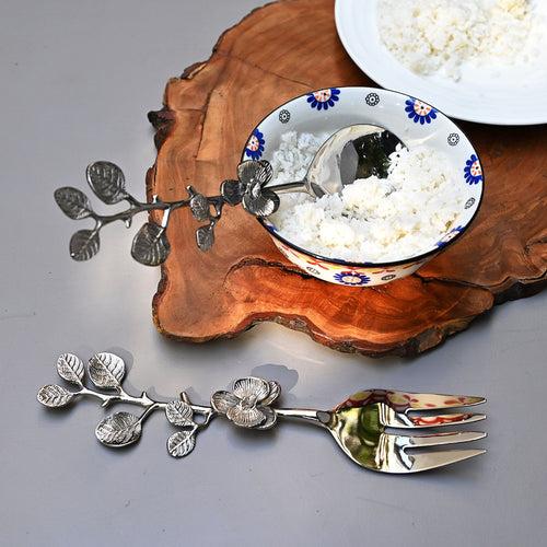 Floral Serving Cutlery