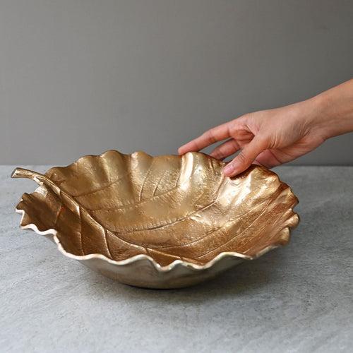 Gold Leaf Bowl