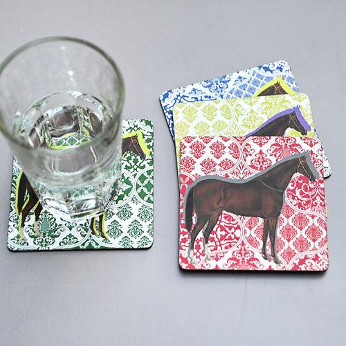 Horse Coasters Set