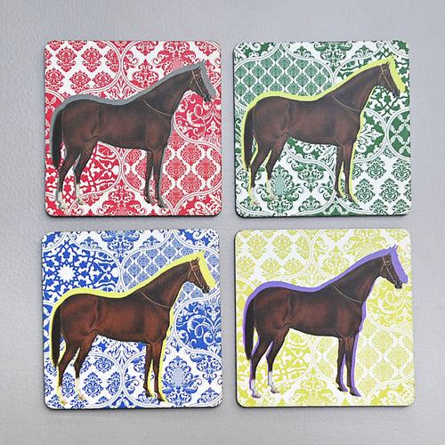 Horse Coasters Set