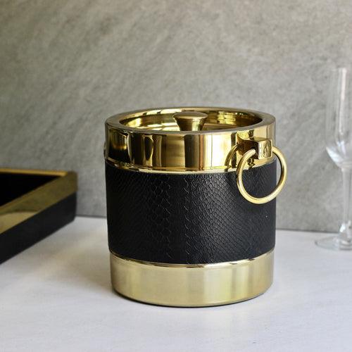 Gold Ice Bucket With Lid