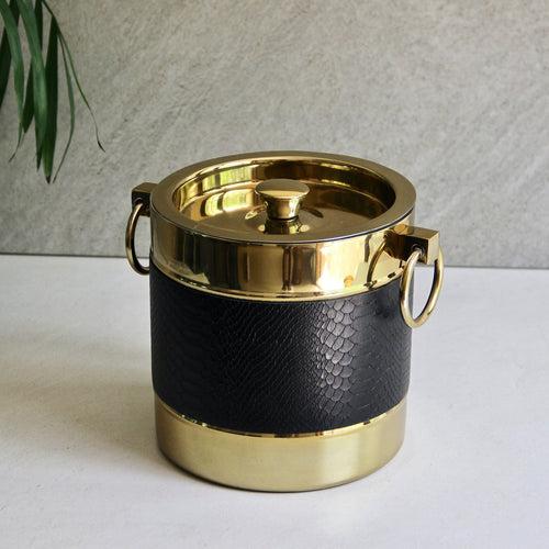 Gold Ice Bucket With Lid