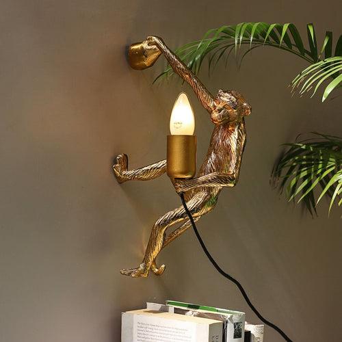 Monkey Wall Lamp