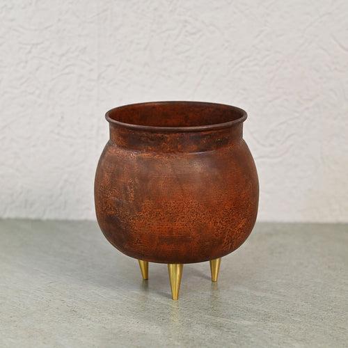 Rust Patina Pot Planter