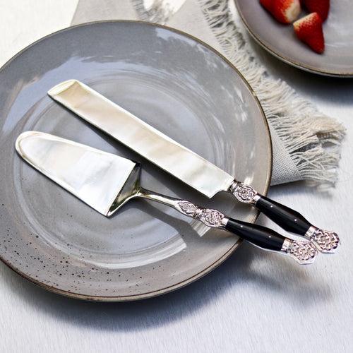 Windsor Cake Server & Knife Set