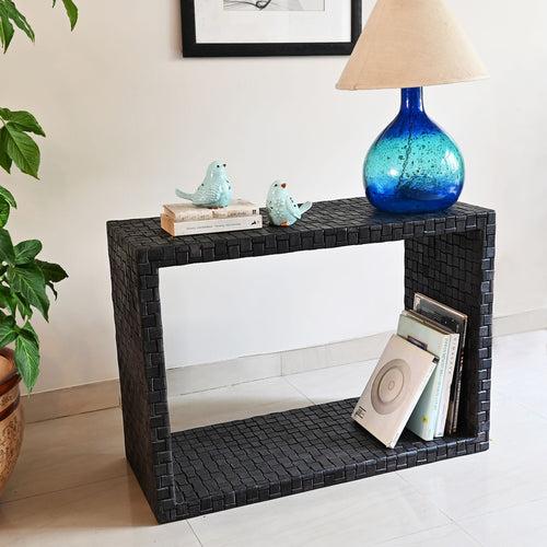 Black Wooden Console Table