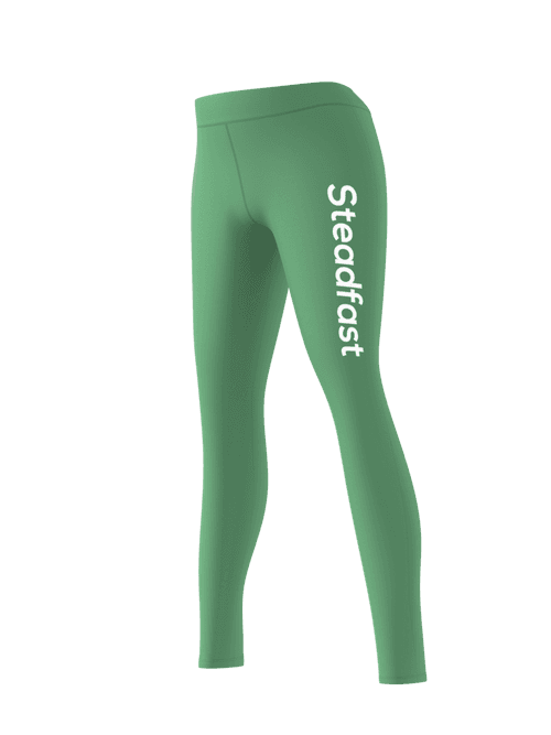 Steadfast Light Green Crop Top Leggings Set