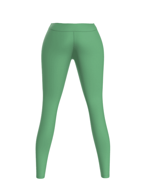 Steadfast Light Green Crop Top Leggings Set