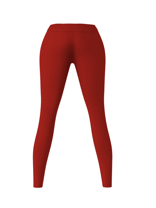 Steadfast Maroon Crop Top Leggings Set