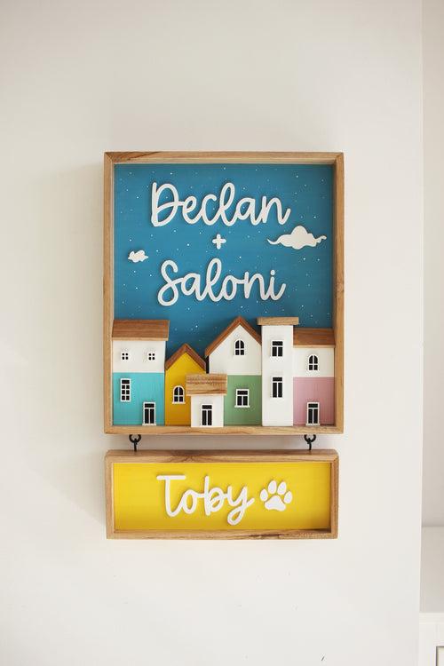 Pastel Home Sign
