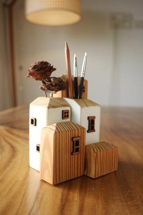 White tower Pen Stand #23